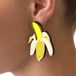 Jewelry - ✨2/$25✨NEW EARRINGS "mirror banana" Jewelry - ✨2/$25✨NEW EARRINGS "mirror banana"